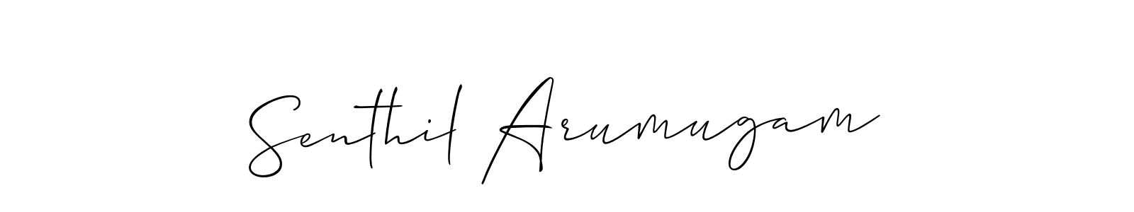 This is the best signature style for the Senthil Arumugam name. Also you like these signature font (Allison_Script). Mix name signature. Senthil Arumugam signature style 2 images and pictures png