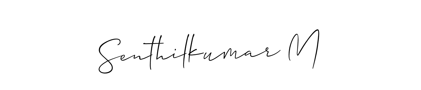 Here are the top 10 professional signature styles for the name Senthilkumar M. These are the best autograph styles you can use for your name. Senthilkumar M signature style 2 images and pictures png