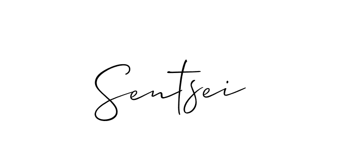 How to make Sentsei name signature. Use Allison_Script style for creating short signs online. This is the latest handwritten sign. Sentsei signature style 2 images and pictures png