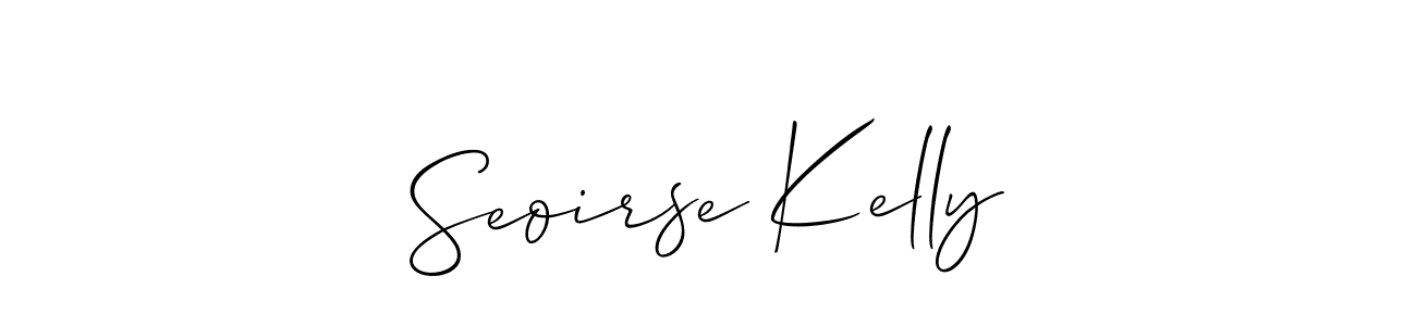 It looks lik you need a new signature style for name Seoirse Kelly. Design unique handwritten (Allison_Script) signature with our free signature maker in just a few clicks. Seoirse Kelly signature style 2 images and pictures png