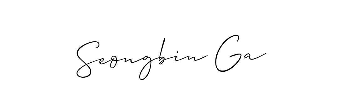 Once you've used our free online signature maker to create your best signature Allison_Script style, it's time to enjoy all of the benefits that Seongbin Ga name signing documents. Seongbin Ga signature style 2 images and pictures png