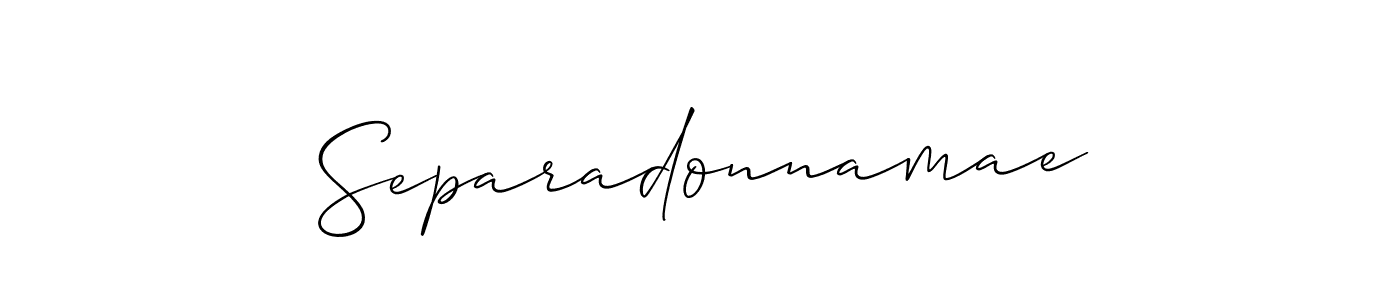 Check out images of Autograph of Separadonnamae name. Actor Separadonnamae Signature Style. Allison_Script is a professional sign style online. Separadonnamae signature style 2 images and pictures png