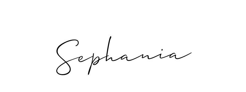 You should practise on your own different ways (Allison_Script) to write your name (Sephania) in signature. don't let someone else do it for you. Sephania signature style 2 images and pictures png