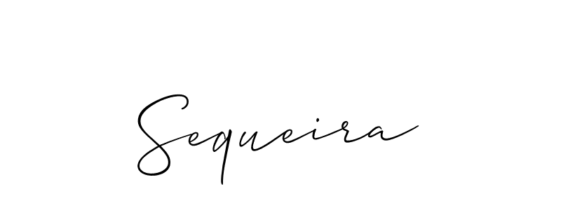 You should practise on your own different ways (Allison_Script) to write your name (Sequeira) in signature. don't let someone else do it for you. Sequeira signature style 2 images and pictures png