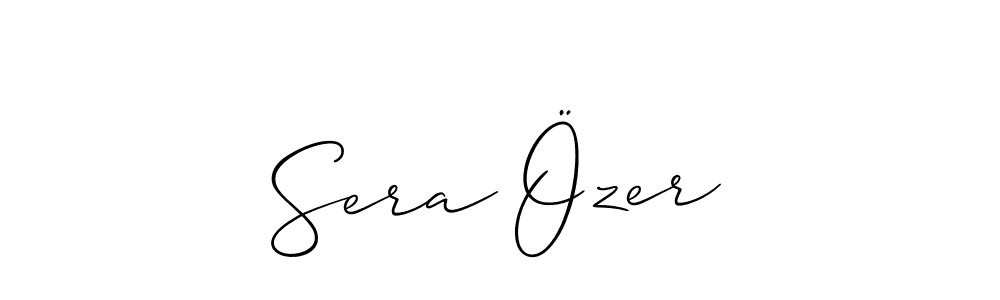 Best and Professional Signature Style for Sera Özer. Allison_Script Best Signature Style Collection. Sera Özer signature style 2 images and pictures png