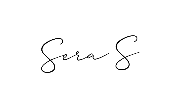 Make a beautiful signature design for name Sera S. Use this online signature maker to create a handwritten signature for free. Sera S signature style 2 images and pictures png