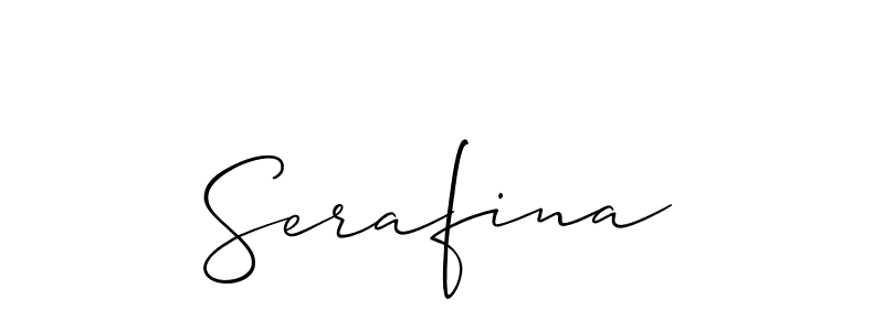 Make a beautiful signature design for name Serafina. Use this online signature maker to create a handwritten signature for free. Serafina signature style 2 images and pictures png