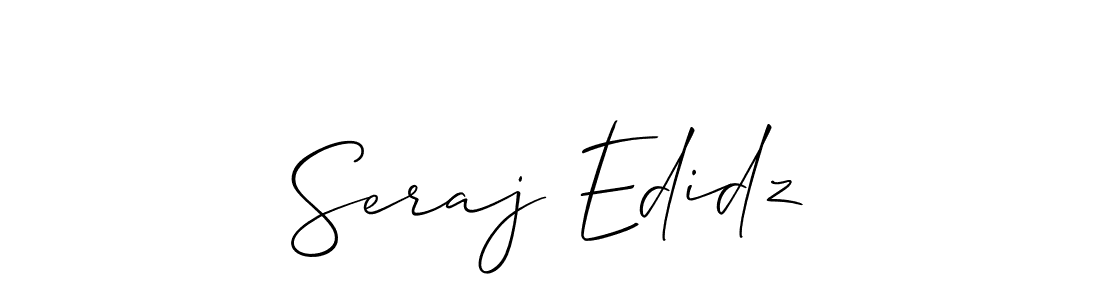 Once you've used our free online signature maker to create your best signature Allison_Script style, it's time to enjoy all of the benefits that Seraj Edidz name signing documents. Seraj Edidz signature style 2 images and pictures png