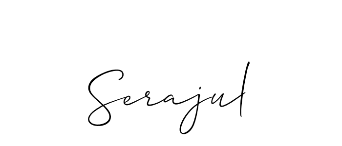 Serajul stylish signature style. Best Handwritten Sign (Allison_Script) for my name. Handwritten Signature Collection Ideas for my name Serajul. Serajul signature style 2 images and pictures png