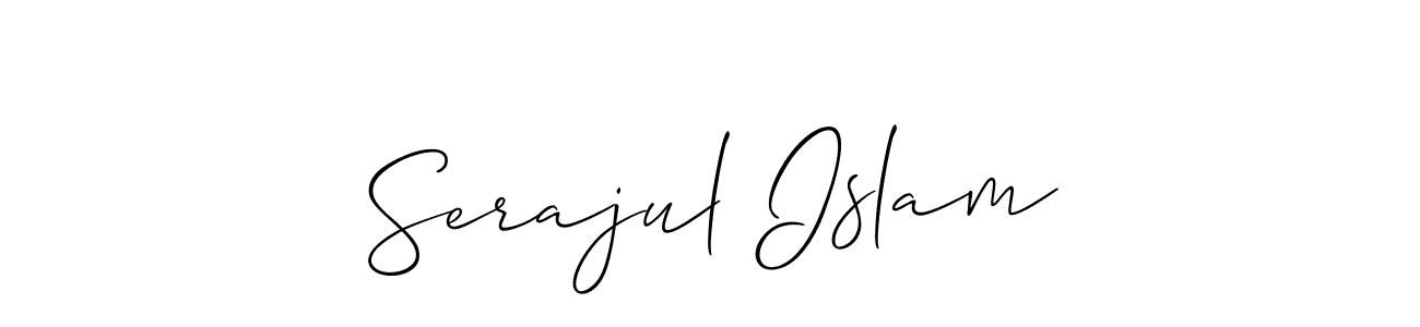 Make a short Serajul Islam signature style. Manage your documents anywhere anytime using Allison_Script. Create and add eSignatures, submit forms, share and send files easily. Serajul Islam signature style 2 images and pictures png
