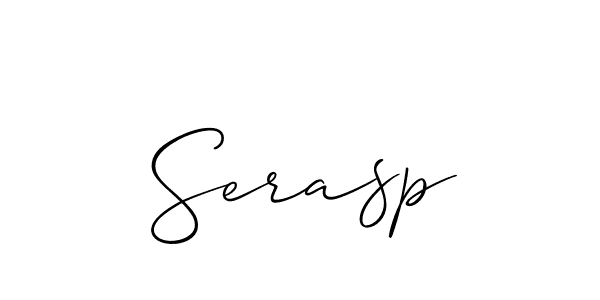 Make a beautiful signature design for name Serasp. Use this online signature maker to create a handwritten signature for free. Serasp signature style 2 images and pictures png