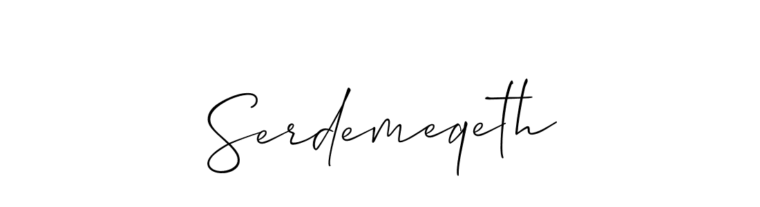 Best and Professional Signature Style for Serdemeqeth. Allison_Script Best Signature Style Collection. Serdemeqeth signature style 2 images and pictures png
