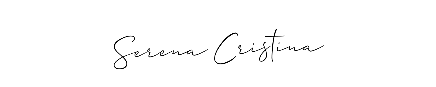 You can use this online signature creator to create a handwritten signature for the name Serena Cristina. This is the best online autograph maker. Serena Cristina signature style 2 images and pictures png