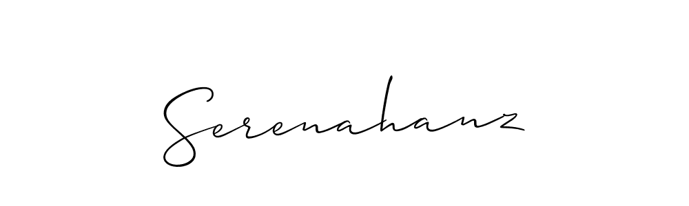 This is the best signature style for the Serenahanz name. Also you like these signature font (Allison_Script). Mix name signature. Serenahanz signature style 2 images and pictures png