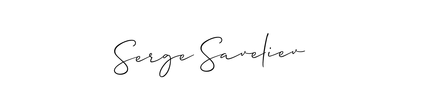 Once you've used our free online signature maker to create your best signature Allison_Script style, it's time to enjoy all of the benefits that Serge Saveliev name signing documents. Serge Saveliev signature style 2 images and pictures png