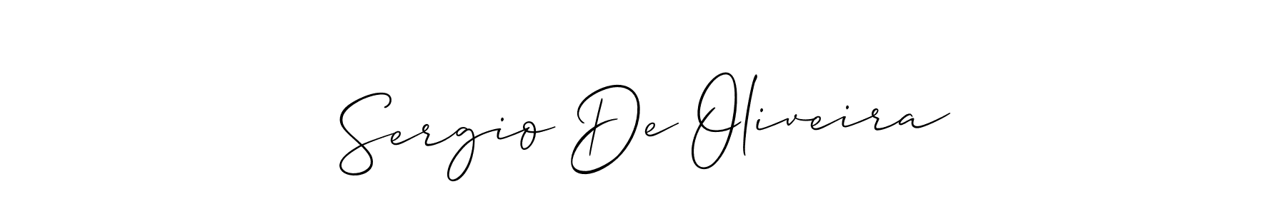 Check out images of Autograph of Sergio De Oliveira name. Actor Sergio De Oliveira Signature Style. Allison_Script is a professional sign style online. Sergio De Oliveira signature style 2 images and pictures png
