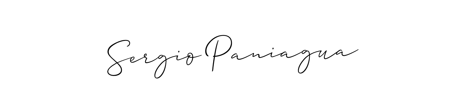 Best and Professional Signature Style for Sergio Paniagua. Allison_Script Best Signature Style Collection. Sergio Paniagua signature style 2 images and pictures png