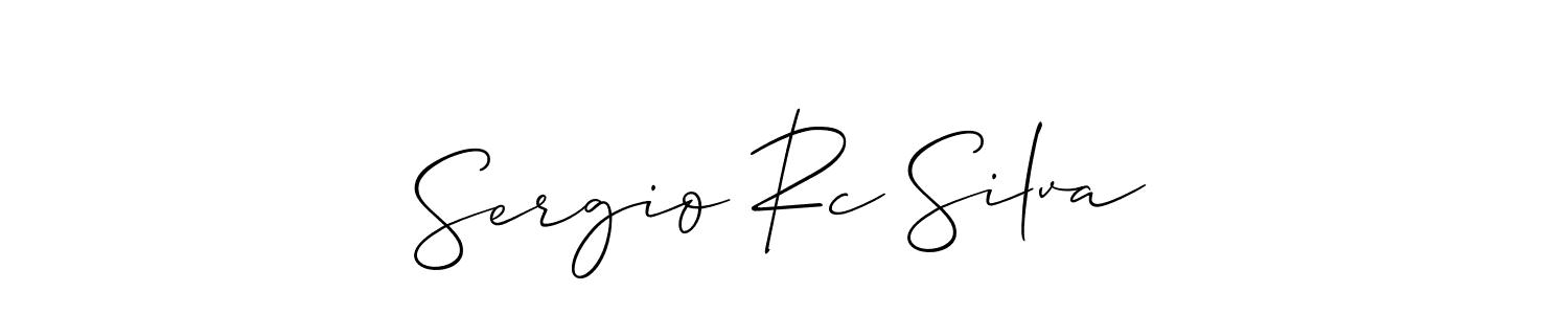 Here are the top 10 professional signature styles for the name Sergio Rc Silva. These are the best autograph styles you can use for your name. Sergio Rc Silva signature style 2 images and pictures png