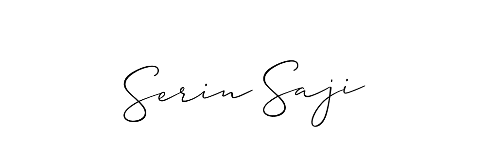 Once you've used our free online signature maker to create your best signature Allison_Script style, it's time to enjoy all of the benefits that Serin Saji name signing documents. Serin Saji signature style 2 images and pictures png
