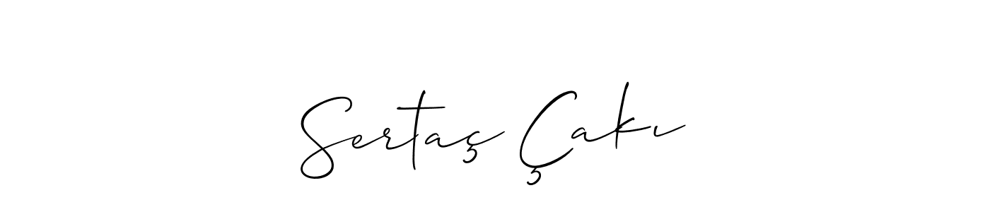 Make a beautiful signature design for name Sertaç Çakı. Use this online signature maker to create a handwritten signature for free. Sertaç Çakı signature style 2 images and pictures png