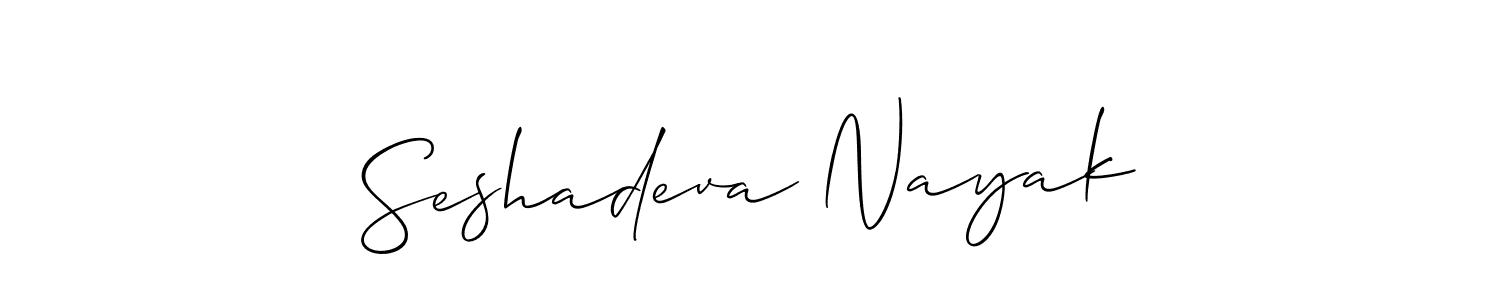 Create a beautiful signature design for name Seshadeva Nayak. With this signature (Allison_Script) fonts, you can make a handwritten signature for free. Seshadeva Nayak signature style 2 images and pictures png