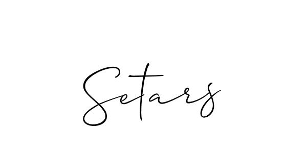 How to Draw Setars signature style? Allison_Script is a latest design signature styles for name Setars. Setars signature style 2 images and pictures png