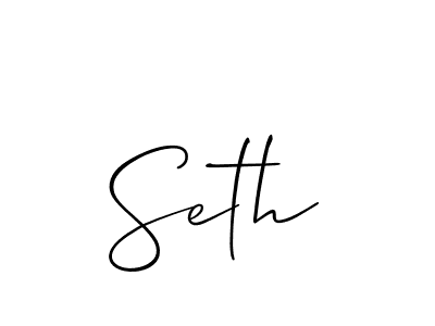 Best and Professional Signature Style for Seth. Allison_Script Best Signature Style Collection. Seth signature style 2 images and pictures png