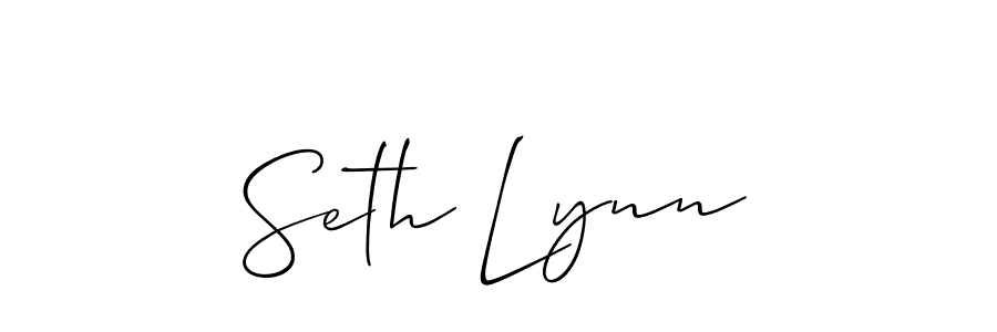 Also we have Seth Lynn name is the best signature style. Create professional handwritten signature collection using Allison_Script autograph style. Seth Lynn signature style 2 images and pictures png