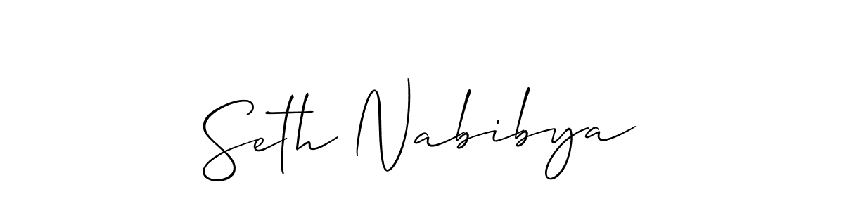 if you are searching for the best signature style for your name Seth Nabibya. so please give up your signature search. here we have designed multiple signature styles  using Allison_Script. Seth Nabibya signature style 2 images and pictures png