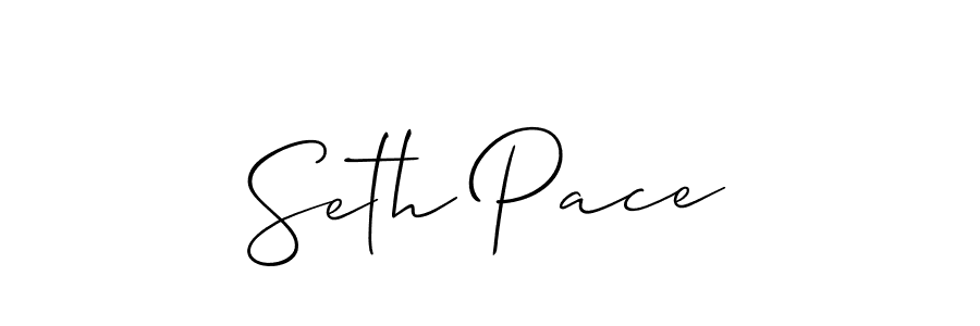 Allison_Script is a professional signature style that is perfect for those who want to add a touch of class to their signature. It is also a great choice for those who want to make their signature more unique. Get Seth Pace name to fancy signature for free. Seth Pace signature style 2 images and pictures png