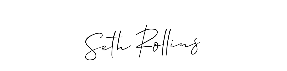 Also we have Seth Rollins name is the best signature style. Create professional handwritten signature collection using Allison_Script autograph style. Seth Rollins signature style 2 images and pictures png