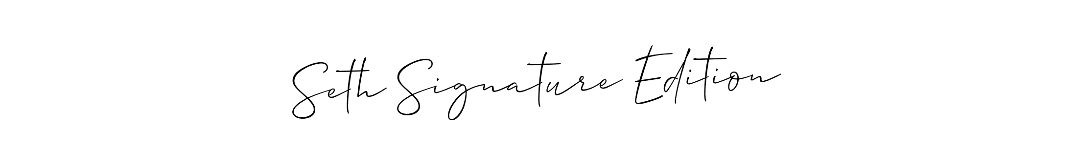 How to Draw Seth Signature Edition signature style? Allison_Script is a latest design signature styles for name Seth Signature Edition. Seth Signature Edition signature style 2 images and pictures png