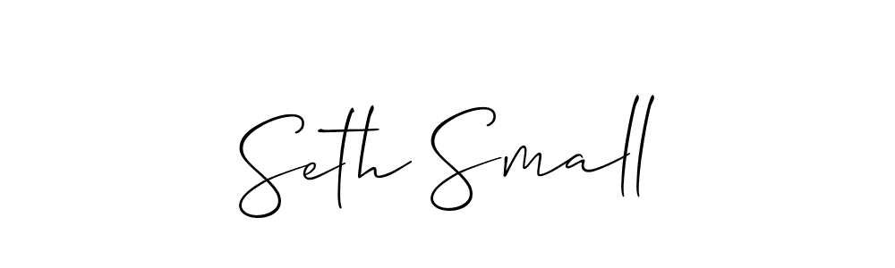 The best way (Allison_Script) to make a short signature is to pick only two or three words in your name. The name Seth Small include a total of six letters. For converting this name. Seth Small signature style 2 images and pictures png