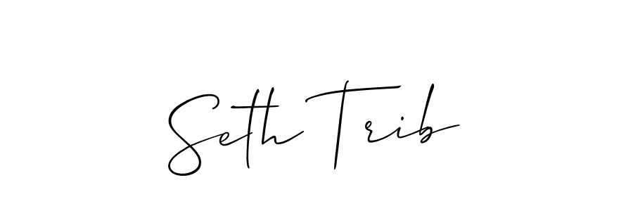 if you are searching for the best signature style for your name Seth Trib. so please give up your signature search. here we have designed multiple signature styles  using Allison_Script. Seth Trib signature style 2 images and pictures png