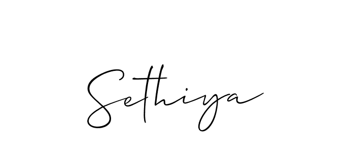 Best and Professional Signature Style for Sethiya. Allison_Script Best Signature Style Collection. Sethiya signature style 2 images and pictures png