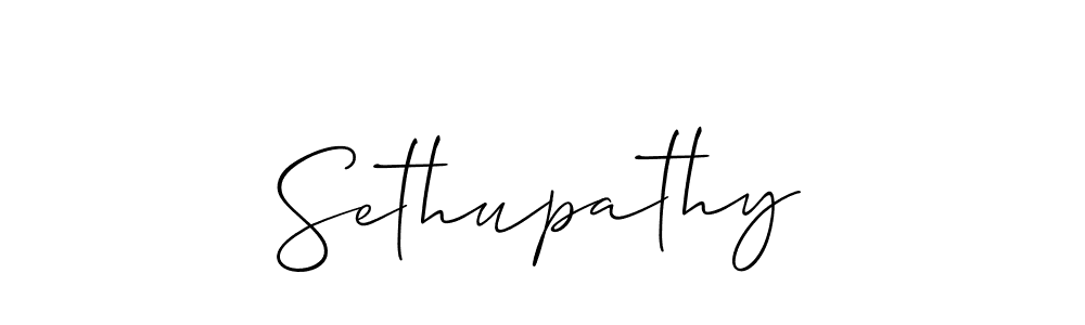 The best way (Allison_Script) to make a short signature is to pick only two or three words in your name. The name Sethupathy include a total of six letters. For converting this name. Sethupathy signature style 2 images and pictures png