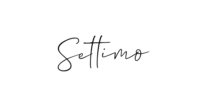 Once you've used our free online signature maker to create your best signature Allison_Script style, it's time to enjoy all of the benefits that Settimo name signing documents. Settimo signature style 2 images and pictures png