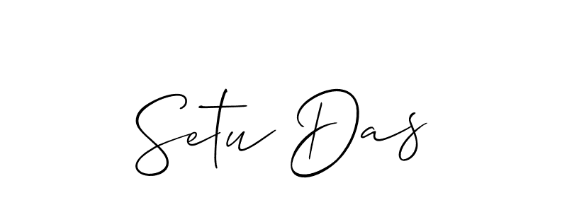 Also You can easily find your signature by using the search form. We will create Setu Das name handwritten signature images for you free of cost using Allison_Script sign style. Setu Das signature style 2 images and pictures png