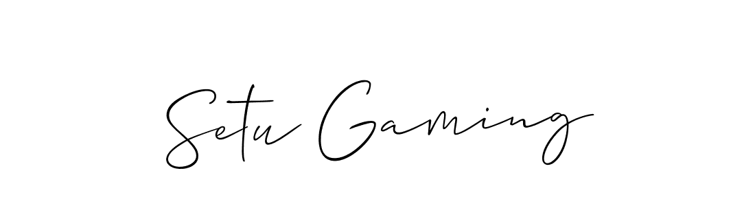 See photos of Setu Gaming official signature by Spectra . Check more albums & portfolios. Read reviews & check more about Allison_Script font. Setu Gaming signature style 2 images and pictures png