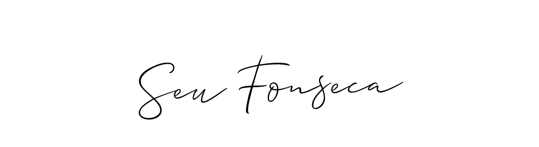 Create a beautiful signature design for name Seu Fonseca. With this signature (Allison_Script) fonts, you can make a handwritten signature for free. Seu Fonseca signature style 2 images and pictures png