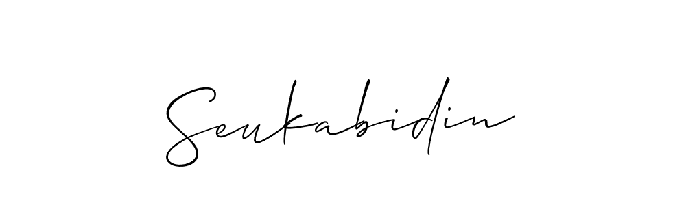 Similarly Allison_Script is the best handwritten signature design. Signature creator online .You can use it as an online autograph creator for name Seukabidin. Seukabidin signature style 2 images and pictures png