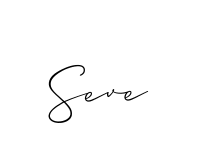 How to Draw Seve signature style? Allison_Script is a latest design signature styles for name Seve. Seve signature style 2 images and pictures png