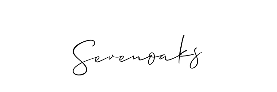 if you are searching for the best signature style for your name Sevenoaks. so please give up your signature search. here we have designed multiple signature styles  using Allison_Script. Sevenoaks signature style 2 images and pictures png