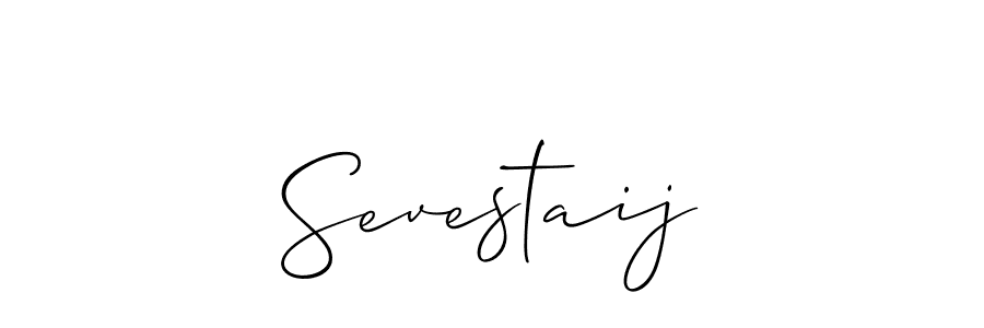 Also we have Sevestaij name is the best signature style. Create professional handwritten signature collection using Allison_Script autograph style. Sevestaij signature style 2 images and pictures png