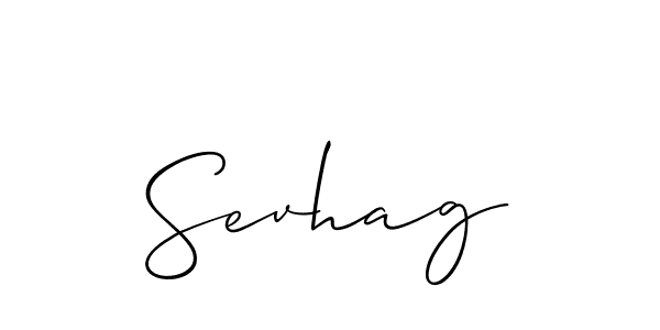Make a short Sevhag signature style. Manage your documents anywhere anytime using Allison_Script. Create and add eSignatures, submit forms, share and send files easily. Sevhag signature style 2 images and pictures png