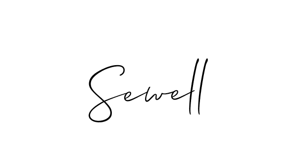 The best way (Allison_Script) to make a short signature is to pick only two or three words in your name. The name Sewell include a total of six letters. For converting this name. Sewell signature style 2 images and pictures png