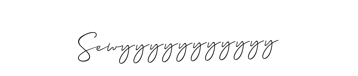 Design your own signature with our free online signature maker. With this signature software, you can create a handwritten (Allison_Script) signature for name Sewyyyyyyyyyyy. Sewyyyyyyyyyyy signature style 2 images and pictures png