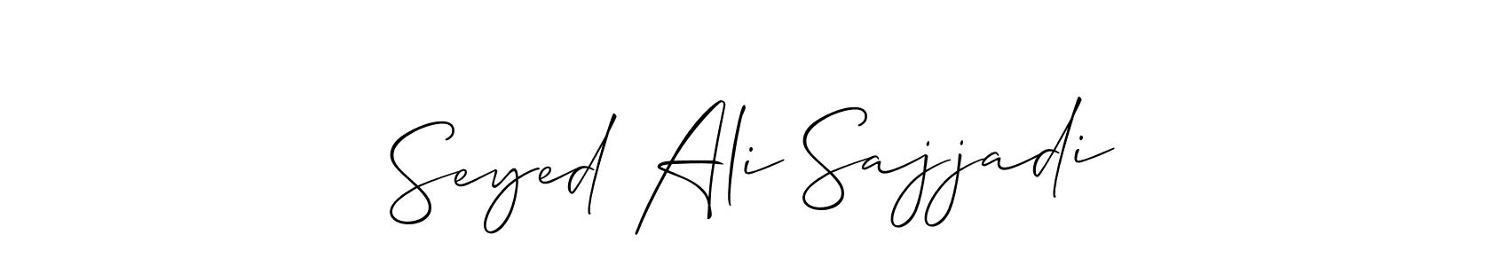 Here are the top 10 professional signature styles for the name Seyed Ali Sajjadi. These are the best autograph styles you can use for your name. Seyed Ali Sajjadi signature style 2 images and pictures png