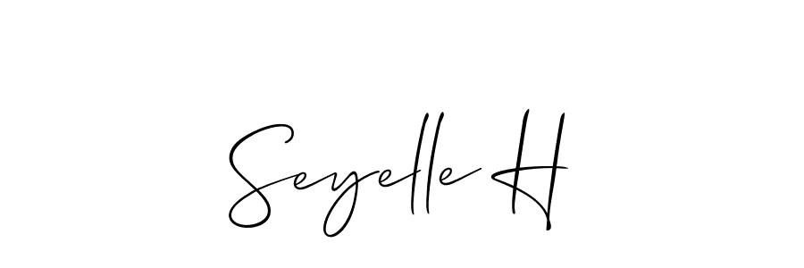 Once you've used our free online signature maker to create your best signature Allison_Script style, it's time to enjoy all of the benefits that Seyelle H name signing documents. Seyelle H signature style 2 images and pictures png