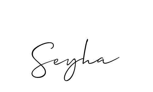 It looks lik you need a new signature style for name Seyha. Design unique handwritten (Allison_Script) signature with our free signature maker in just a few clicks. Seyha signature style 2 images and pictures png